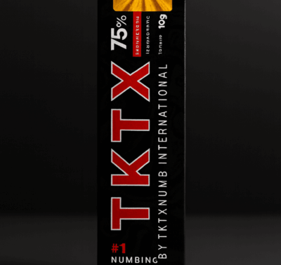 TKTX Negra 75% – Crema para el cuidado de la piel antes del tatuaje