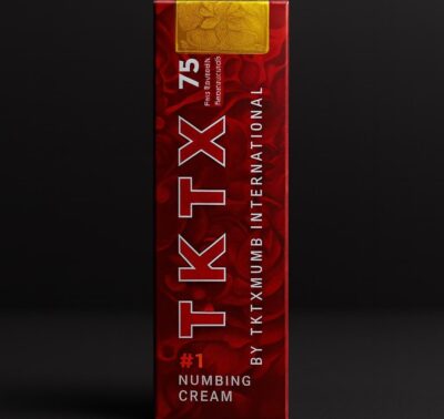 TKTX Rojo 75% – Crema para el cuidado de la piel antes del tatuaje