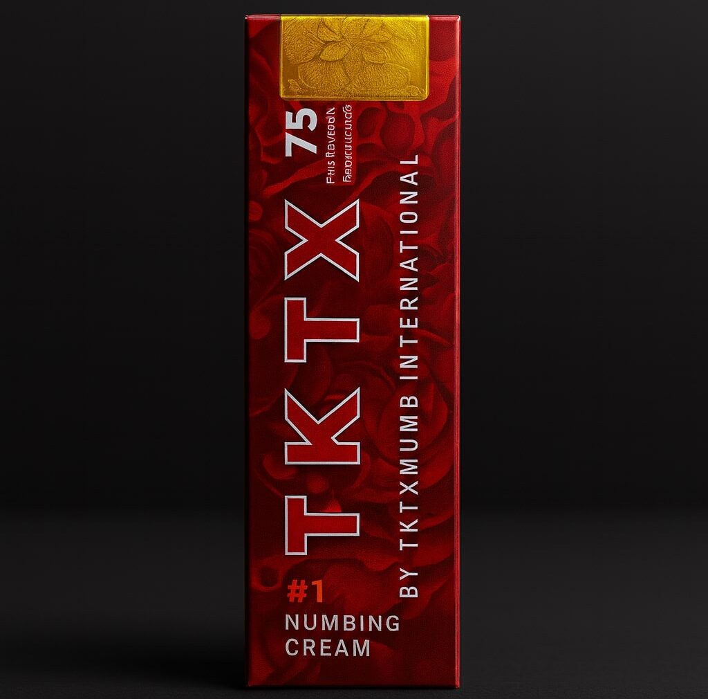 TKTX Rojo 75% – Crema para el cuidado de la piel antes del tatuaje