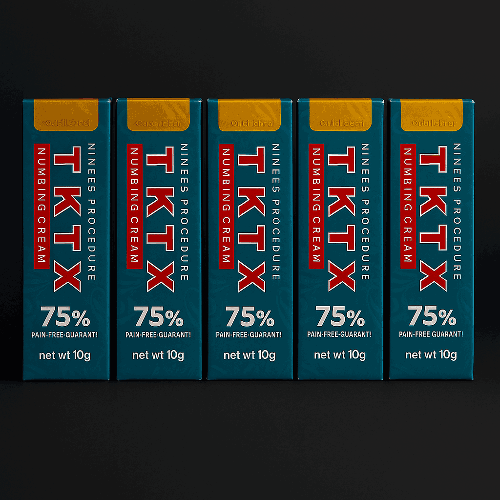 5Pack TKTX Azul 75% – Crema para el cuidado de la piel antes del tatuaje