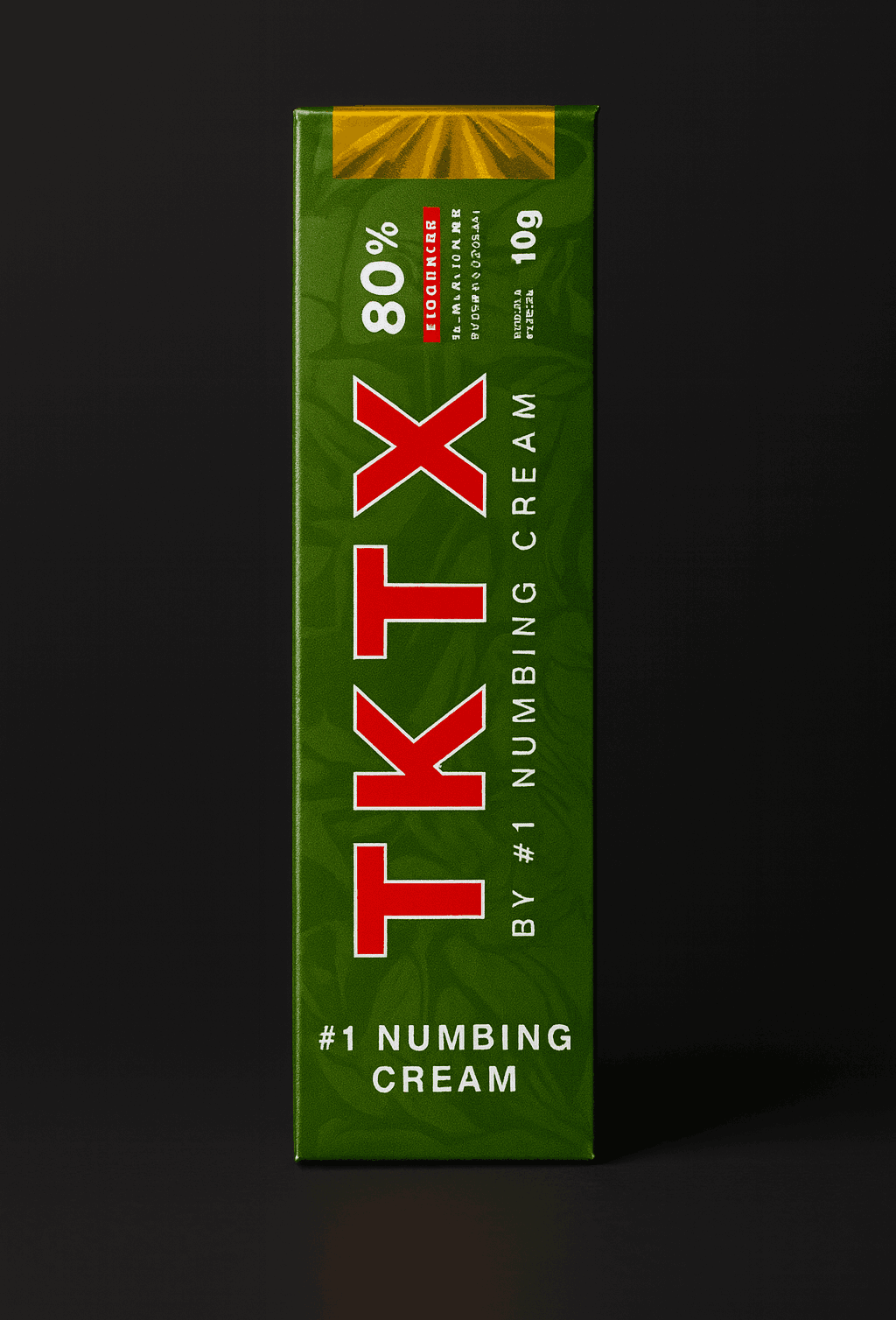 TKTX Verde 80% – Crema para el cuidado de la piel antes del tatuaje