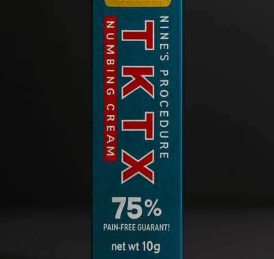 TKTX Azul 75% – Crema para el cuidado de la piel antes del tatuaje